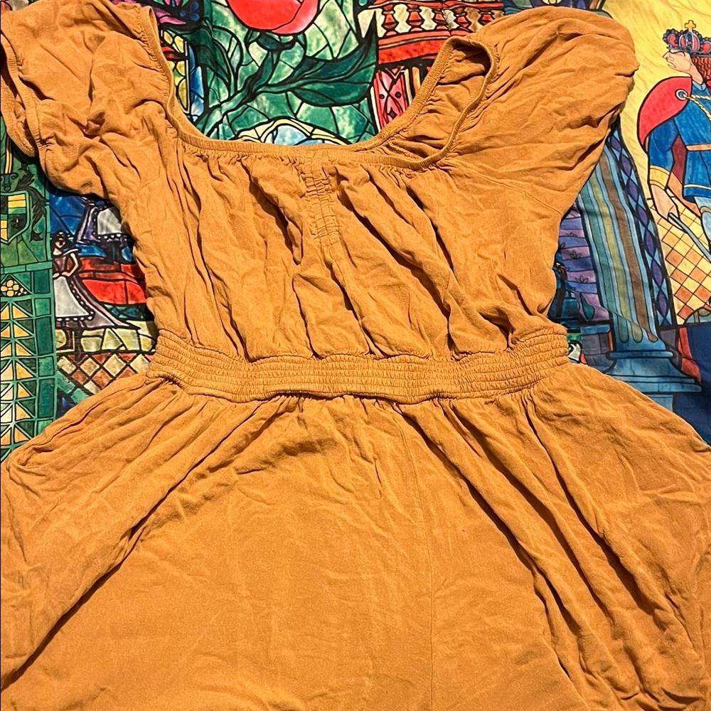 Torrid 2 Mustard Short Romper